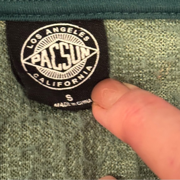 PacSun Teal Knit Sweater - Picture 2 of 2